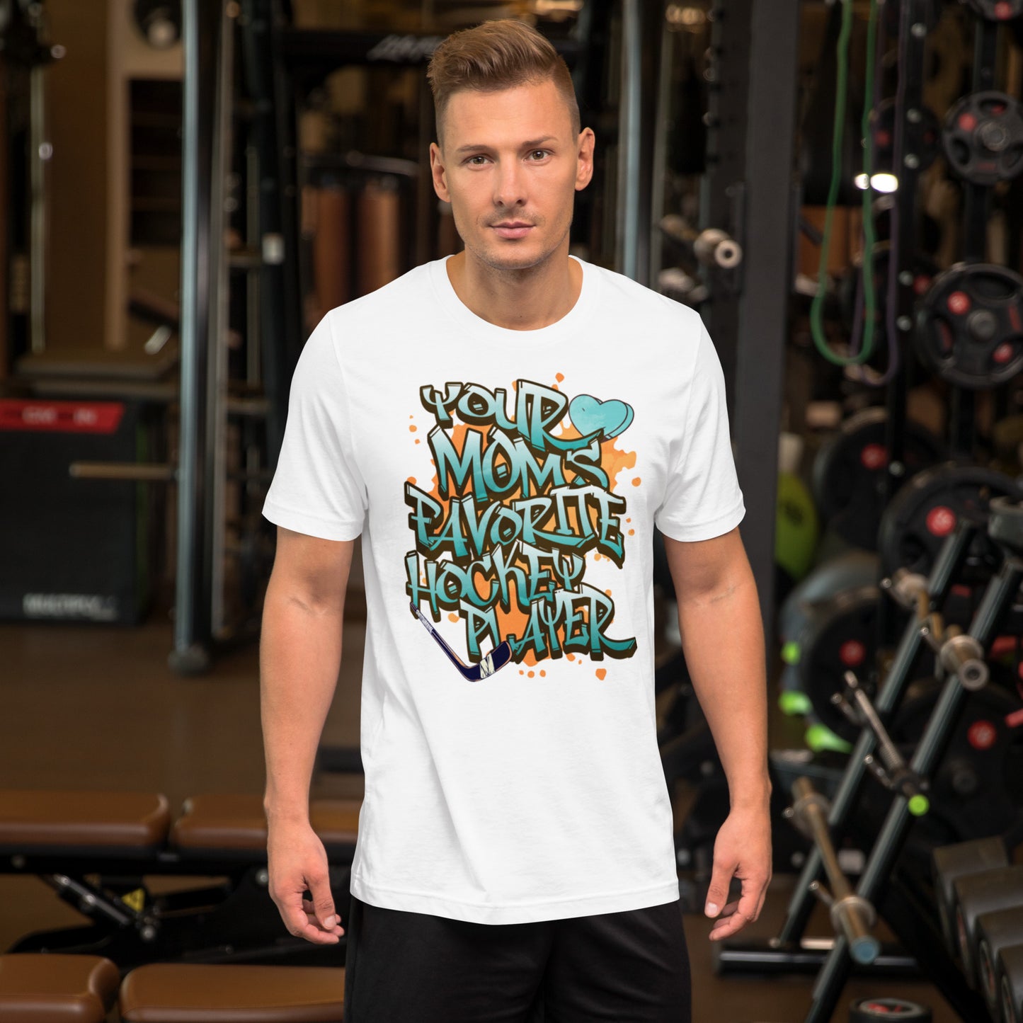 Your Mom's Favorite Hockey Player Unisex t-shirt