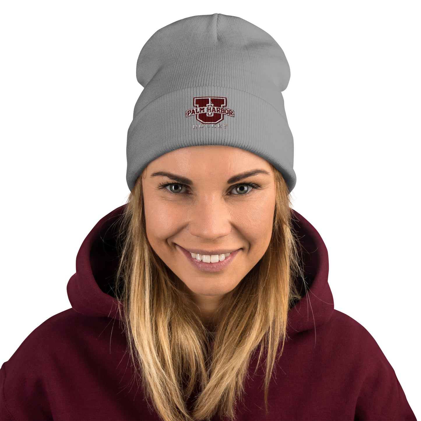 Palm Harbor Hockey Embroidered Beanie