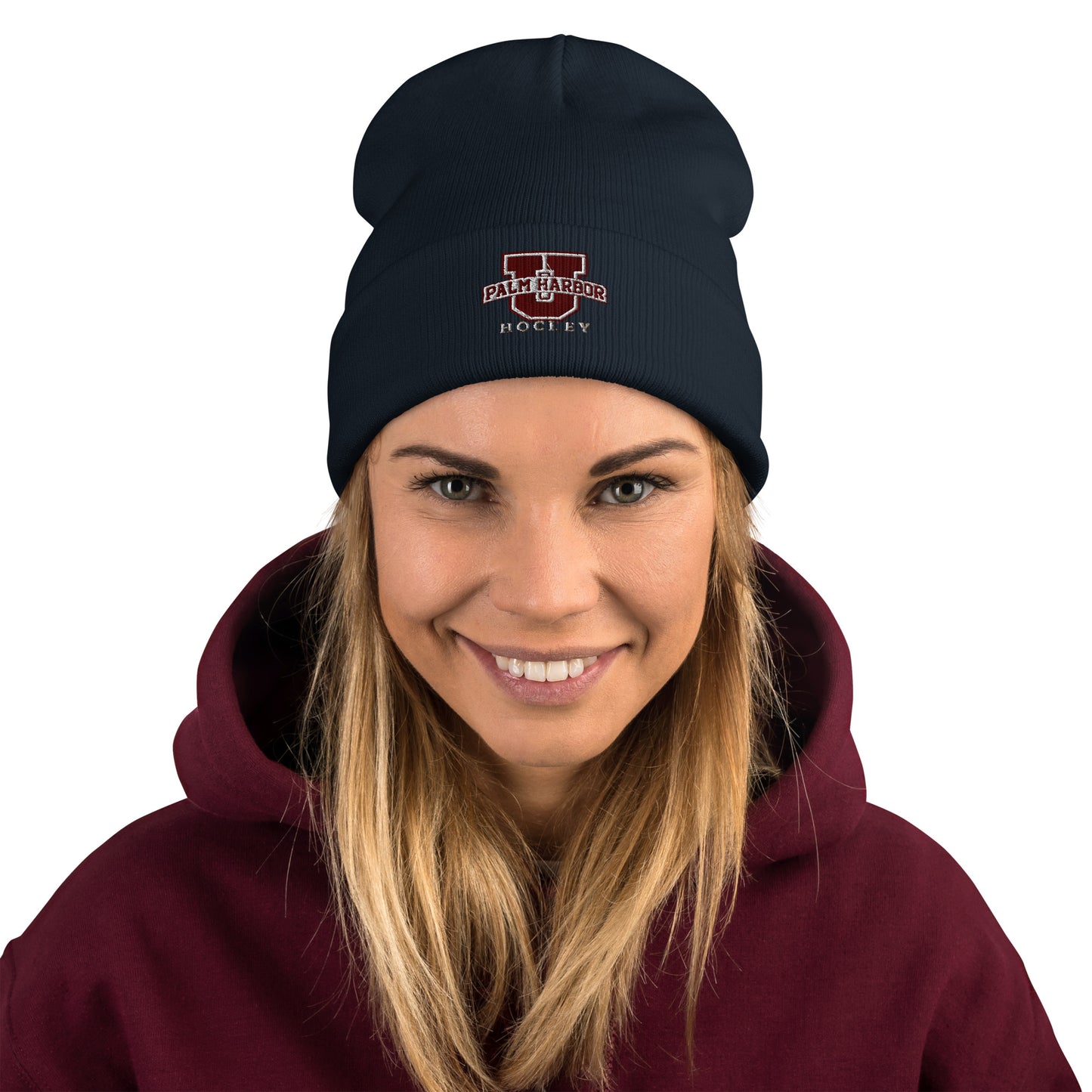 Palm Harbor Hockey Embroidered Beanie