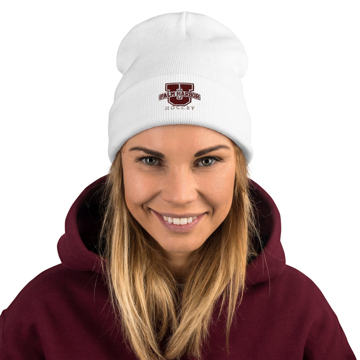 Palm Harbor Hockey Embroidered Beanie